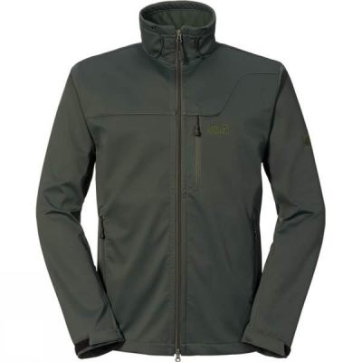 Chaquetas Jack Wolfskin Assembly Softshell Hombre Verde Oscuro - Chile YWI421687